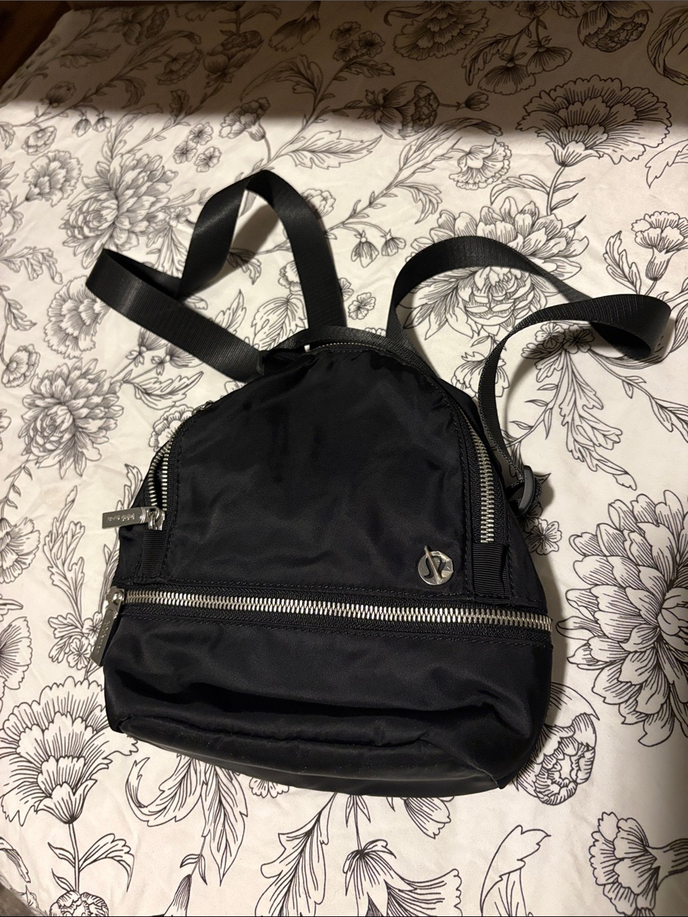 lululemon athletica Black Mini Nylon Backpack